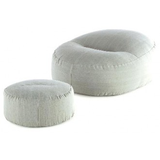 Ivano Redaelli Friz and Frizzino Armchair and Pouf