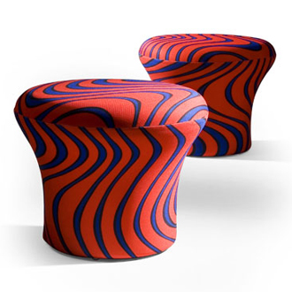 Pierre Paulin P 561 Mushroom Pouff