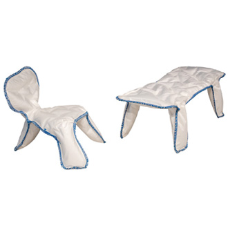Chris Kabel Seam Chair And Bench