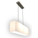 Gus Modern White Acrylic Hanging Lamp