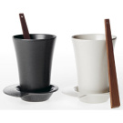 Marie-Louise Hellgren Spin Mug, Saucer & Stirrer