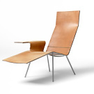 Maarten Van Severen Leather Lounge Chair 04