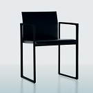 Piero Lissoni Eve All Black Chair